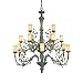 1-1254-15-131 Savoy House Lighting Valence Fifteen-Light Chandelier