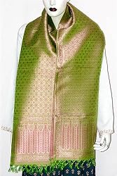 Designer Scarf Premium Silk India Clothes 22 x 72 inches (srfp230)