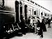 Passengers Boarding First Class Pullman Car of the Chicago, Burlington and Quincy Rai...
