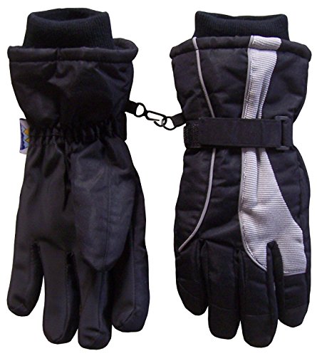N'Ice Caps Kids Thinsulate and Waterproof Bulky Reflector Ski Gloves