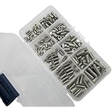 200Pcs Stainless Steel Hex Socket Set Screw Assortment Kit