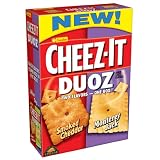 Cheez-It Duoz Baked Snack Crackers, Smoked Cheddar/Monterey Jack, 13.7-Ounce Boxes (Pack of 4)