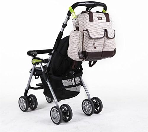 Skinly Small Dots Baby Diaper Bag Backpack Size Large Beige