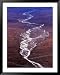Aerial of Glacial Runoff Near Nenana River, Denali National Park & Preserve, U.S.A. Places Framed Art Poster Print by James Marshall, 39x49