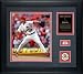 Chris Carpenter St. Louis Cardinals Framed 8x10 Photograph With Game Used Baseball Piece & Medallion