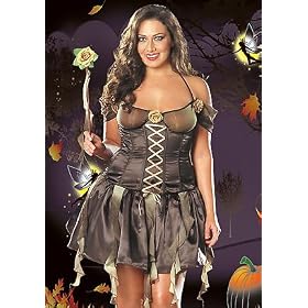 Forest Nymph Plus - Women's Sexy Plus Size Fairies Costume Lingerie Outfit