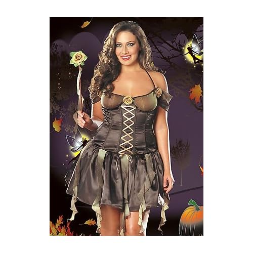 Forest Nymph Plus - Women's Sexy Plus Size Fairies Costume Lingerie Outfit