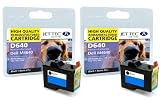 2 Compatible Printer Ink Cartridges for Dell 944 - Black- High Capacity