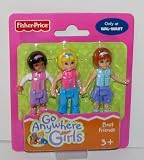 Go Anywhere Girls Dollhouse Doll Set of 3 - BEST FRIENDS Dolls