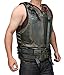 Blingsoul Men's Shearling Coat Black Leather Swedish Bomber Jacket | Bain Real Black, 5XL