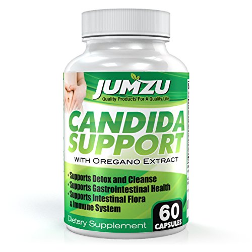 Candida Cleanse - Candida Support - 100% Money Back Guarantee - Extra Strength Yeast Infection Treatment - With Herbs, Antifungals, Enzymes, Probiotics - Kills Candida, Prevents Reoccurrence (60 Ct.)