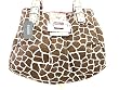 Guess Serengeti Large Giraffe / Zebra Shopper Tote Handbag