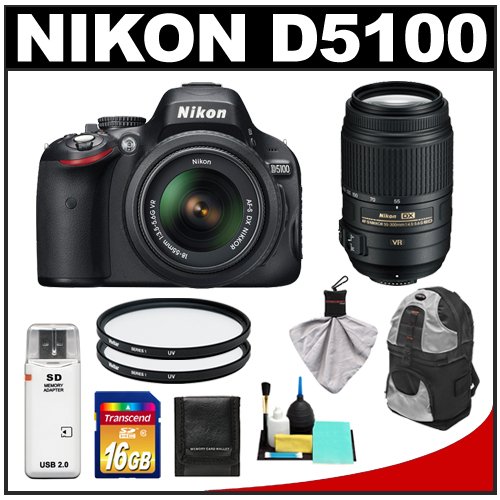 Nikon D5100 16.2 MP Digital SLR Camera & 18-55mm 