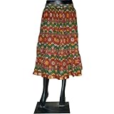 GirlsMaxiSkirtNewSpringFashionOrangeGreenCasualSummerCloths30