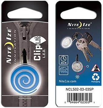 RayShop - Nite Ize Bicycle ClipLit Safety Light (Spiral Pattern)