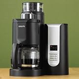 Krups KM7000 Grind-and-Brew 10-Cup Coffeemaker, Black