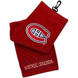 NHL Montreal Canadiens Embroidered Tri-Fold Golf Towel - Red