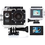 CCbetter &reg; Sports Action Camera CS710 12mp 120 Degree Waterproof Diving Video DVR (Black)