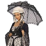 Parapluie &agrave; dentelle noire ombrelle &agrave; volants ombrelle parapluie