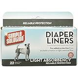 Simple Solution Disposable Liners Light Absorbency 22 Count