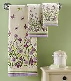Butterfly Garden 3 Pc Towel Set by Collections Etc