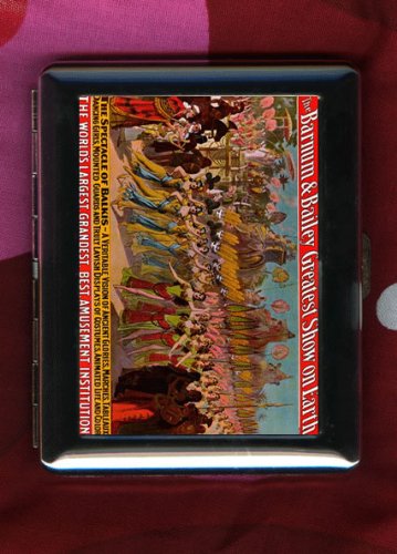 Barnum and Bailey Greatest Show on Earth Vintage ID CIGARETTE CASE