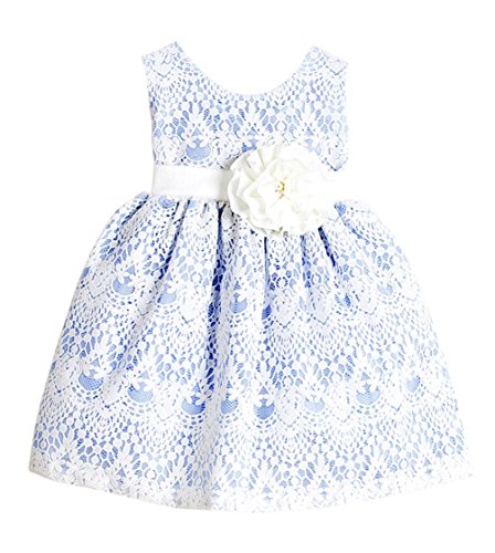 Sweet Kids Baby Girls' Sweet Vintage Elegance Lace Flower Girl Easter Dress