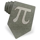 Men's PI to The 50th Decimal Silk Tie by Wild Ties in Green