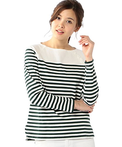 (コーエン) COEN パネルボーダーボートネックプルオーバー