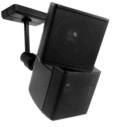 Pure Resonance Audio MC2.5BC Mini Cube Speaker 2.5 Inch Swivel Surround Sound Wide SoundStage