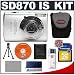 Canon PowerShot SD870 IS Digital ELPH 8.0 Megapixel Camera + Transcend 4GB 150x SecureDigital (SD) Card + High Speed USB 2.0 SecureDigital (SD) Card Reader + Spare NB-5L Battery for Canon + Padded Carrying Case