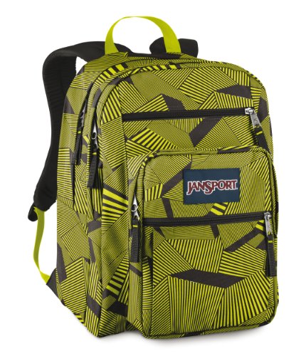 JanSport Rucksack Big Student, alien green deco prism, 43x33x25, 34 liters, TDN7 Preisvergleich
