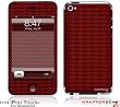 iPod Touch 4G Skin - Carbon Fiber Red by WraptorSkinz