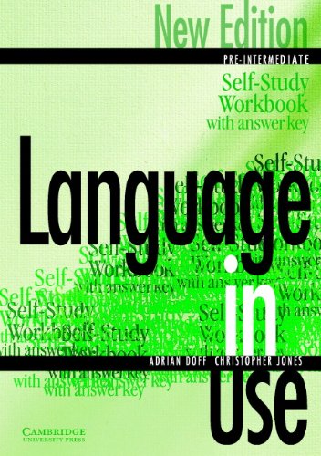 language in use pre intermediate self study workbookanswer key