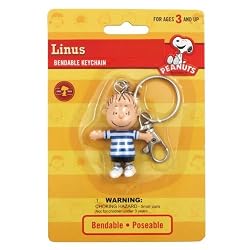 Peanuts Linus Van Pelt Bendable Key Chain