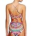 Flymall Paisley Print Cut Out One-piece Bikini Monokini