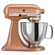 KitchenAid KSM152PSCP Custom Metallic Series 5-Quart Mixer, Satin Copper