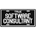 New  True Software Consultant  License Plate Occupations
