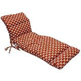 NCAA Texas Longhorns Burnt Orange Chaise Lounge Cushion