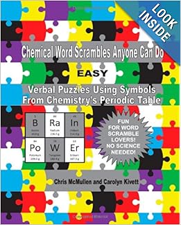 Chemical Word Scrambles Anyone Can Do (Easy): Verbal Puzzles Using