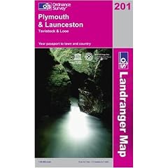 Plymouth and Launceston, Tavistock and Looe (OS Landranger Map)