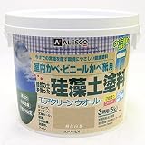 カンペハピオ 珪藻土塗料 エアクリーンウォールK  利休白茶  5K