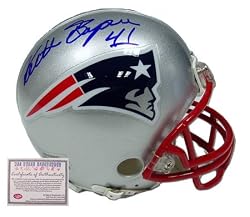 Keith Byars New England Patriots NFL Hand Signed Mini Replica Football Helmet