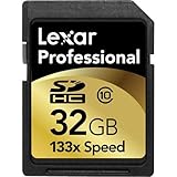 Lexar 32GB, 133x High Speed Series, Professional Secure Digital High Capacity (SDHC) Memory Card 2-PACK