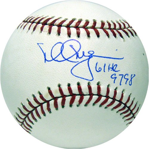 Mark McGwire 61ST hr w/ date insc MLB Baseball