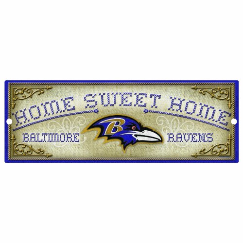 NFL Baltimore Ravens 6-by-17 Wood 