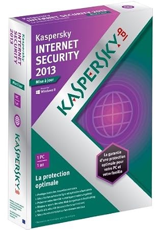 Kaspersky internet security 2013 - mise à jour (1 poste, 1 an)