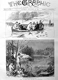 Prince Wales Schweden See Skepsta-Boots-Elch-Jagd 1885