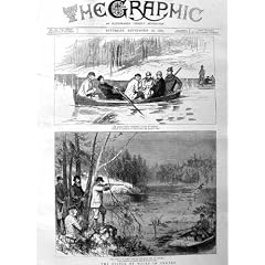 Prince Wales Schweden See Skepsta-Boots-Elch-Jagd 1885