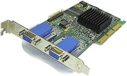 HP Matrox G450 16MB Dual VGA AGP Video Card 5065-8954